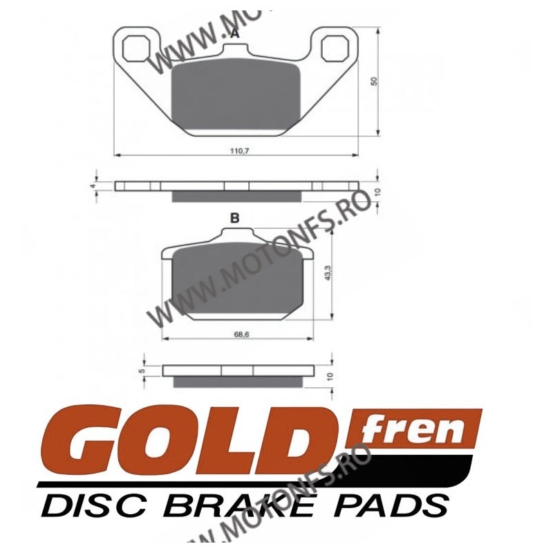 Placute de frana GOLDFREN 037 797.S0.37 797.S0.37 / 570-557 GOLDFREN Placute Frana GOLDFREN 119,00 lei 107,10 lei 100,00 lei ...