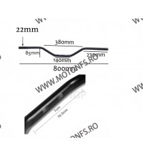 80CM Ghidon Aluminiu Universal moto Cafe Racer Dragstyle Dragbar 22mm 4TQ94 U0VJG  Ghidon 120,00 lei 120,00 lei 100,84 lei 10...