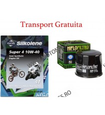 10W-40 Ulei de motor SILKOLENE SUPER 4 4 l + Cadou Filtru Hiflo Standard + Transport Gratuita 601450648 SILKOLENE SILKOLENE 1...