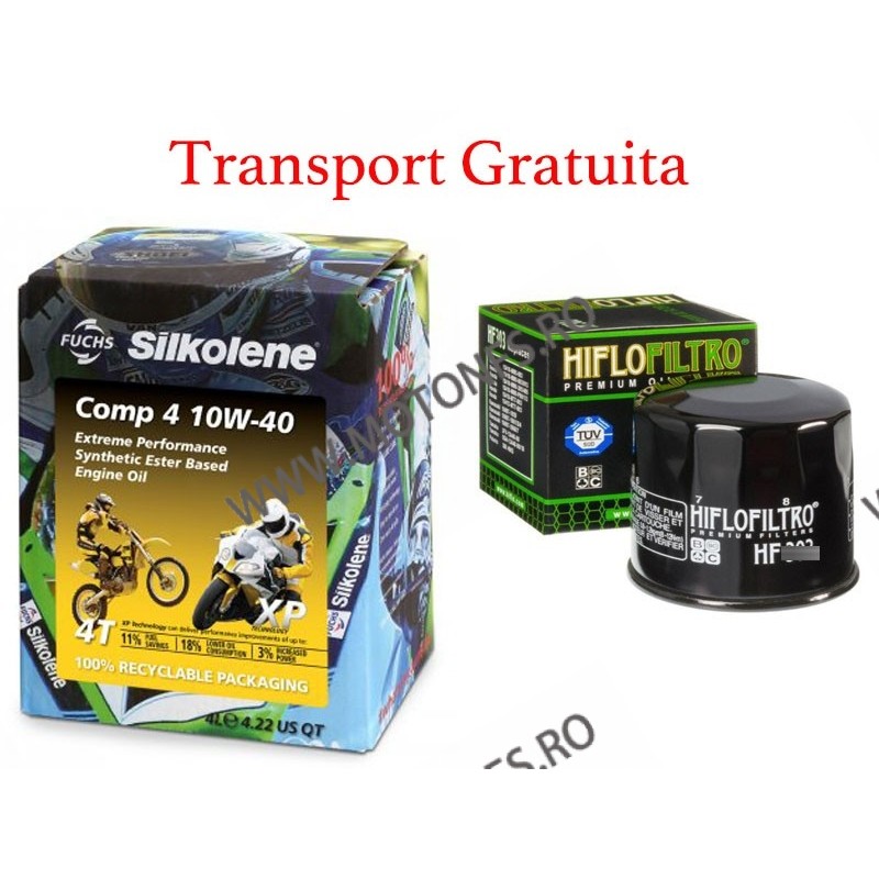 10W-40 Ulei de motor SILKOLENE COMP 4 - XP 4 l Cadou Filtru Hiflo Standard + Transport Gratuita 601449710 SILKOLENE SILKOLENE...