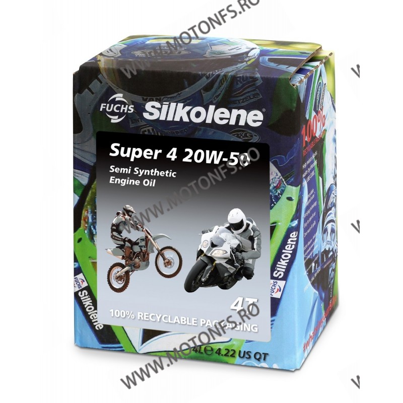 20W-50 Ulei de motor SILKOLENE SUPER 4 4 l Transport Gratuita 601452864 SILKOLENE SILKOLENE 20W-50 245,00 lei 220,50 lei 205,...