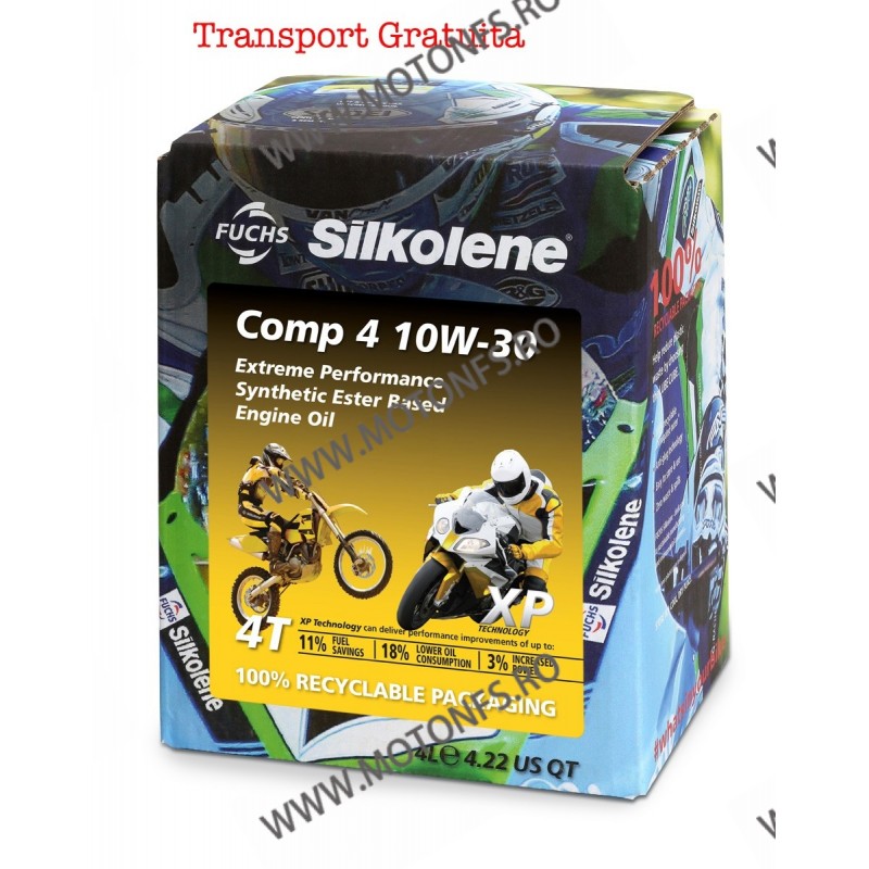 10W-30 Ulei de motor SILKOLENE COMP 4 - XP 4 l Transport Gratuita 601450976 SILKOLENE SILKOLENE 10W-30 301,00 lei 270,90 lei ...