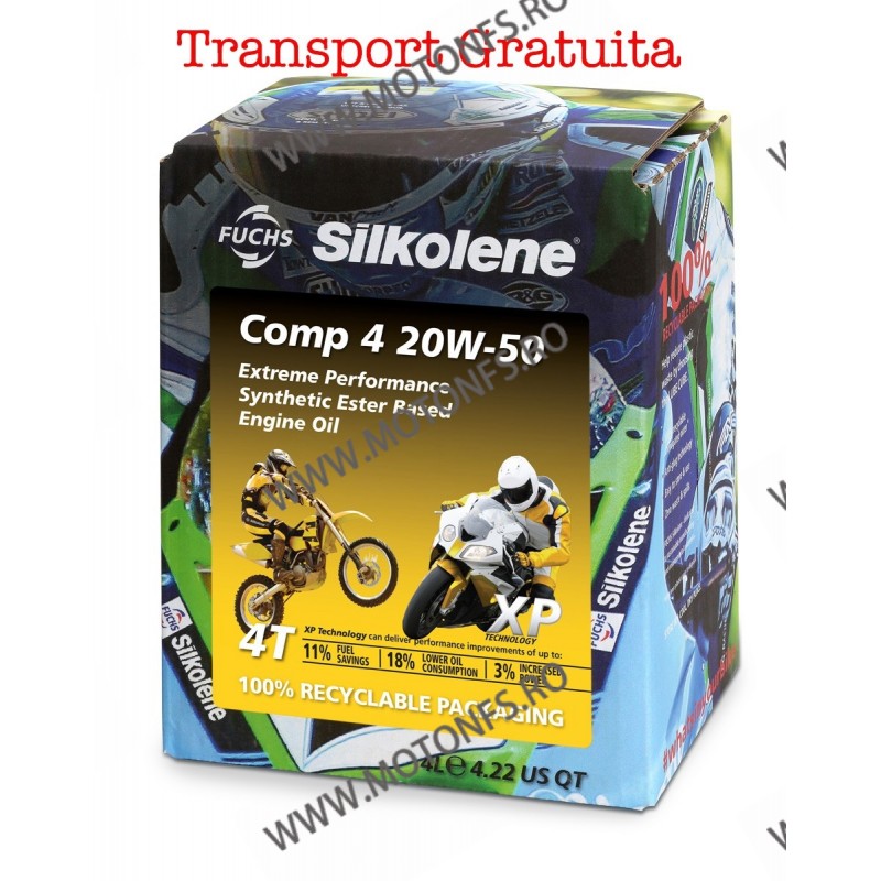 20W-50 Ulei de motor SILKOLENE COMP 4 - XP 4 l Transport Gratuita 601452864 SILKOLENE SILKOLENE 20W-50 317,00 lei 285,30 lei ...