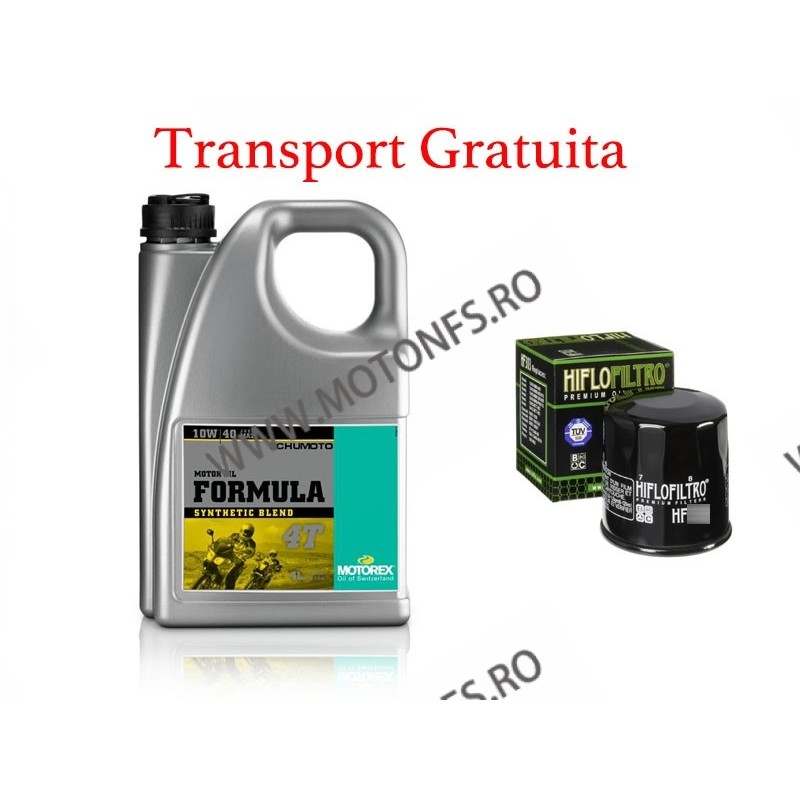 10W40 - 4L MOTOREX OFERTA - FORMULA + FILTRU ULEI GRATUIT (MAX 30 RON RETAIL) + TRANSPORT GRATUITA 940-005-FILTRU MOTOREX MOT...