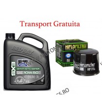 10W-50 Ulei de motor Bel-Ray EXS FULL SYNTHETIC ESTER 4T 4 l + Hiflo filtru standard Cadou + Transport Gratuita VHCY2 99160-B...