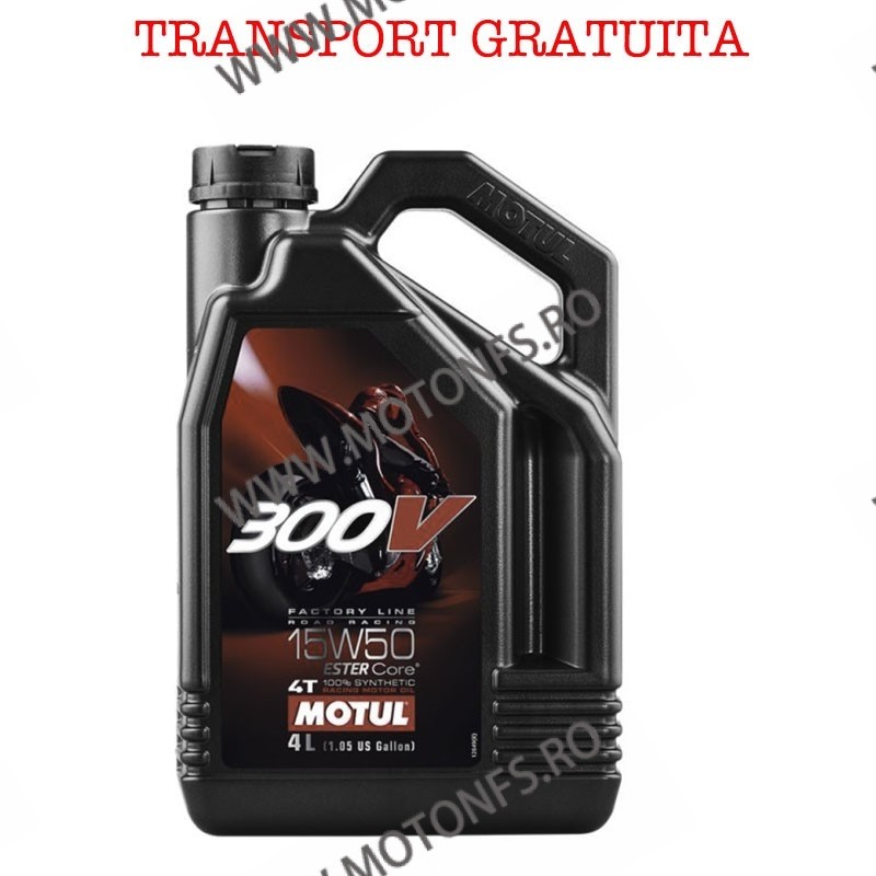 ULEI MOTUL 300V 15W50 RACING 4L M4-129 M4-129  MOTUL 15W-50 370,00 lei 370,00 lei 310,92 lei 310,92 lei