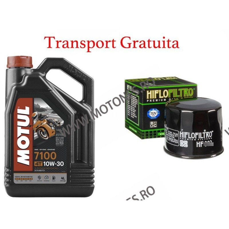 MOTUL - 7100 10W30 - 4L + FILTRU ULEI GRATUIT (MAX 30 RON RETAIL) + TRANSPORT GRATUITA M4-090  MOTUL 10W-30 300,00 lei 300,00...