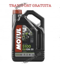 MOTUL - 5100 10W30 - 4L + TRANSPORT GRATUITA M4-063  MOTUL 10W-30 204,00 lei 204,00 lei 171,43 lei 171,43 lei