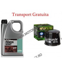 MOTOREX - POWER SYNT 10W50 - 4L + FILTRU ULEI GRATUIT (MAX 30 RON RETAIL) + TRANSPORT GRATUITA 940-235 MOTOREX MOTOREX 10W-50...