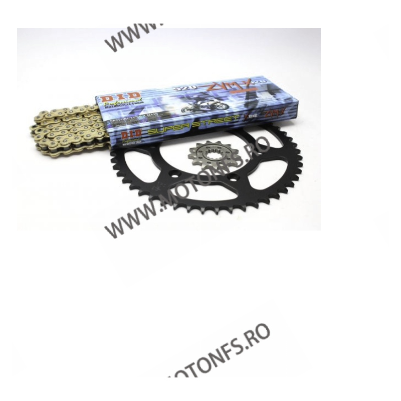 Kit de lant D.I.D + JT ZVM-X serie in gold color DID-203-059 DID-203-059 DID RACING CHAIN Kit Honda 718,00 lei 646,20 lei 603...