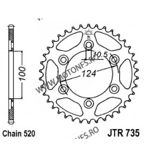 Foaie spate JT JTR 735-46 46T, 520 - 727.68.92 727.68.92 JT Sprockets JT Foi Spate 173,00 lei 173,00 lei 145,38 lei 145,38 lei