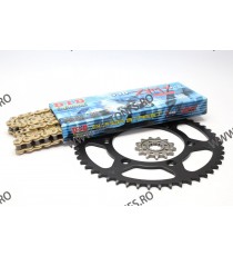 DID-205-193 - Kit de lant D.I.D + JT ZVM-X serie in gold color DID-205-193 DID-205-193 DID RACING CHAIN Kit Yamaha 989,00 lei...