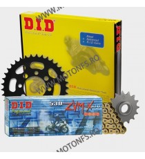 DID - kit lant Kawasaki ZRX-1100 (lant Gold), pinioane 17/45, lant 530ZVM-X-110 Gold X-Ring 124-85-1 / DID-204-041 DID RACING...