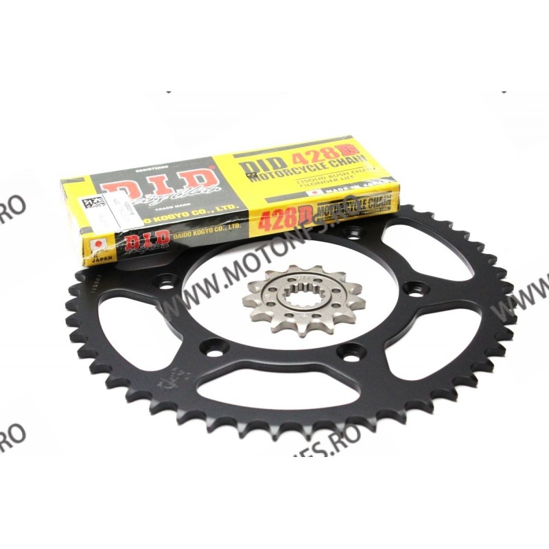 Kit de lant D.I.D + JT D serie DID-104-093 DID-104-093 DID RACING CHAIN Kit Yamaha 195,00 lei 175,50 lei 163,87 lei 147,48 le...