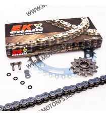 Chain kit EK ADVANCED EK + JT with SRX2 chain -recomandat Rear sprocket with 10,5mm holes STF-201-027 /  125-024 EK CHAIN Kit...