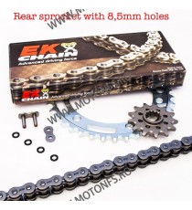 Chain kit EK ADVANCED EK + JT with SRX2 chain -recomandat Rear sprocket with 8,5mm holes STF-201-022 STF-201-022 / 125-021 EK...