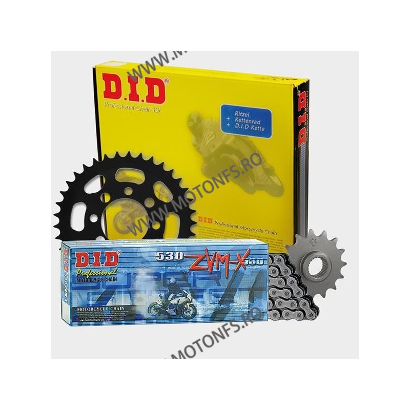 DID - kit lant Honda CB1100SF X-Eleven, pinioane 17/43, lant 530ZVM-X-110 X-Ring 121-946 / N DID RACING CHAIN Kit Honda 840,0...