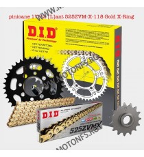 DID - kit lant KTM Adventure950/1190 GOLD, pinioane 17/42, lant 525ZVM-X-118 Gold X-Ring 125-571-1 / DID-201-128 DID RACING C...