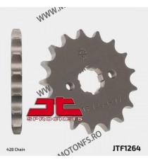 JT - Pinion (fata) JTF1264, 15 dinti - CBR125 2004- 2010 Front sprocket 15T, for chain 428 101-320-15 j / 726.10.19 JT Sprock...