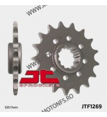 JT - Pinion (fata) JTF1269, 16 dinti - CBR600 1999- /900/1000 Sport 520 Front sprocket 16T, for chain 520 100-461-16 / 726.36...