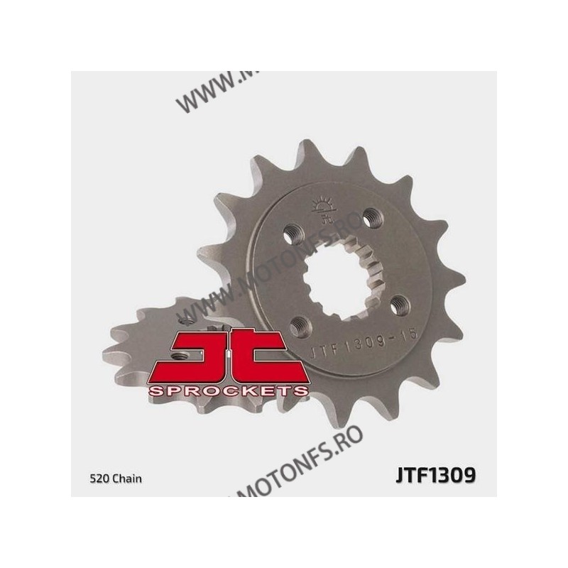 JT - Pinion (fata) JTF1309, 15 dinti - XR600R 1991- Sonderzz. Front sprocket 15T, for chain 520 101-462-15 / 726.05.40 JT Spr...