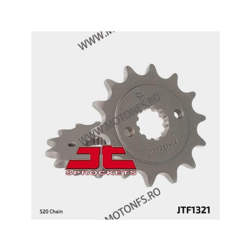 JT - Pinion (fata) JTF1321, 13 dinti - CBF250/XR250R Front sprocket 13T, for chain 520 101-442-13 / 726.41.95 JT Sprockets JT...