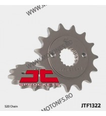 JT - Pinion (fata) JTF1322, 15 dinti - XR400R 1996- Front sprocket 15T, for chain 520 101-465-15 / 726.33.04 JT Sprockets JT ...