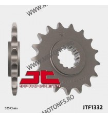 JT - Pinion (fata) JTF1332, 17 dinti - RVF750R-RC45 1995- Front sprocket 17T, for chain 525 101-566-17 / 726.42.11 JT Sprocke...