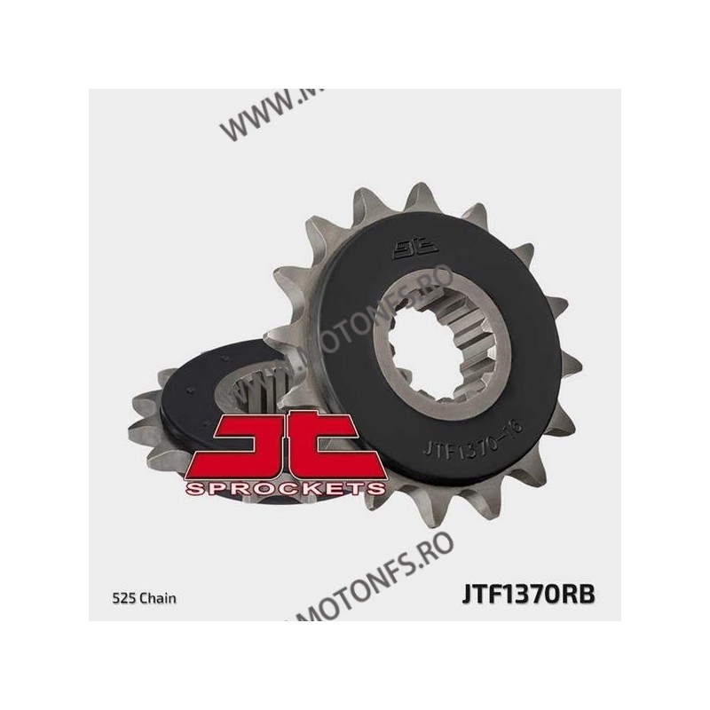 JT - Pinion (fata) JTF1370RB (garnitura cauciuc), 15 dinti - CBR600 1999/900RR 1996- Sonderzz. Front sprocket 15T, for chain ...