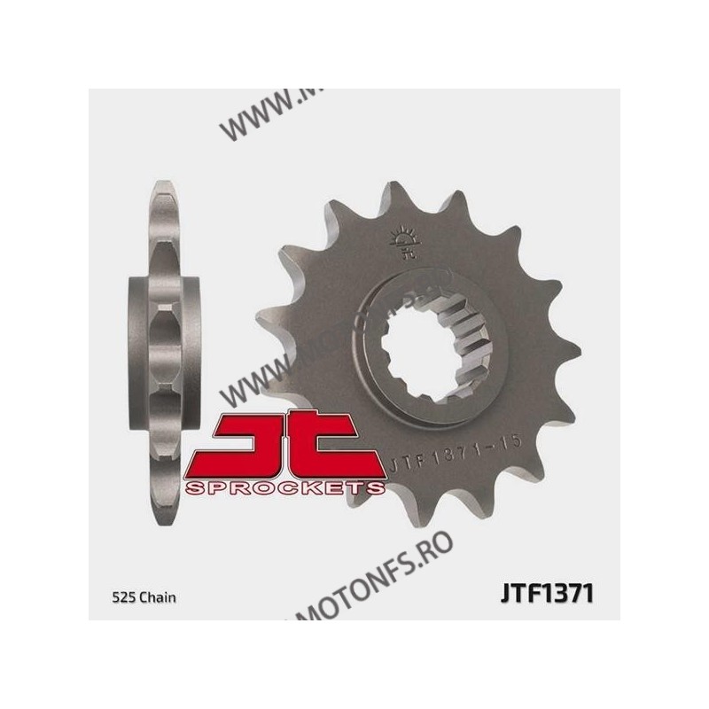 JT - Pinion (fata) JTF1371, 15 dinti - CBR600 1997-1998/CBF600/Hornet600 101-551-15 J JT Sprockets JT Sprockets Pinion 83,00 ...