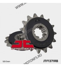 JT - Pinion (fata) JTF1371RB (garnitura cauciuc), 15 dinti - CBR600 1997-1998/CBF600/Hornet600 101-551-15-2 / 726.03.51 J JT ...