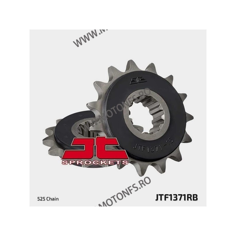 JT - Pinion (fata) JTF1371RB (garnitura cauciuc), 15 dinti - CBR600 1997-1998/CBF600/Hornet600 101-551-15-2 / 726.03.51 J1 JT...