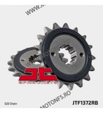 JT - Pinion (fata) JTF1372RB (garnitura cauciuc), 17 dinti - VT750C2 1997-/VT750DC 2001- 101-555-17-2 / 726.00.37 JT Sprocket...