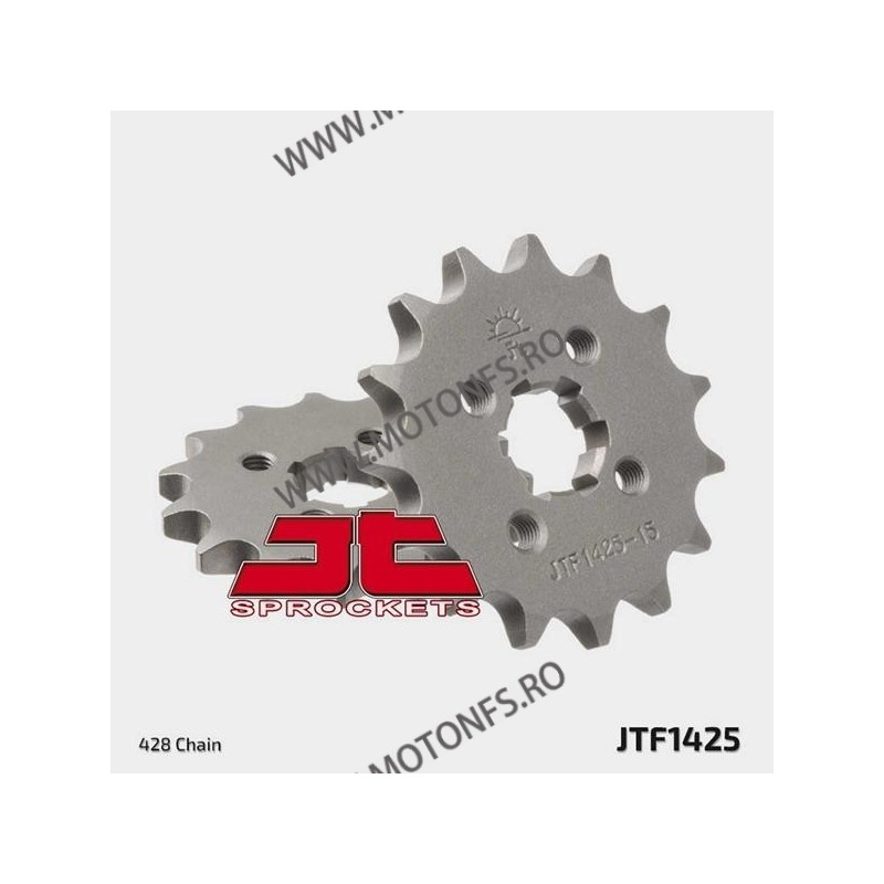 JT - Pinion (fata) JTF1425, 15 dinti - RV125 / RV125 VanVan 2003-  Front sprocket 15T, for chain 428 103-326-15 / 726.1425-15...