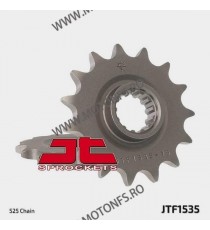 JT - Pinion (fata) JTF1535, 15 dinti - ZX-6R 1998-2002 Kette525 105-569-15 JT Sprockets JT Sprockets Pinion 93,00 lei 93,00 l...