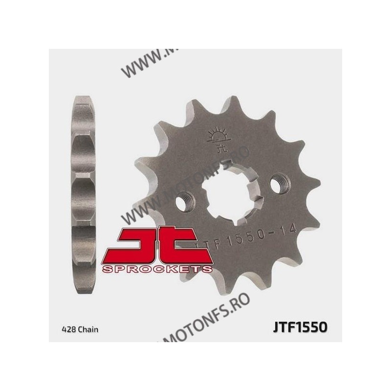 JT - Pinion (fata) JTF1550, 14 dinti - YZF125R 2008-/ WR125R/X 2009- 102-332-14 / 726.08.88 JT Sprockets JT Sprockets Pinion ...