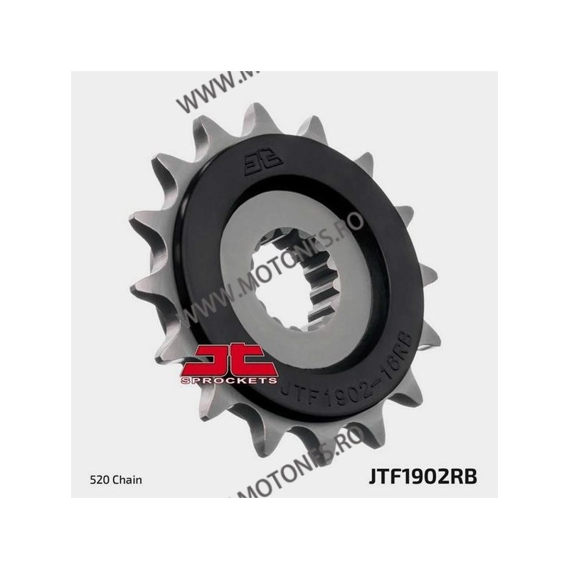 JT - Pinion (fata) JTF1902RB (garnitura cauciuc), 16 dinti - KTM 620EGSE/LSE 625SXC 640LC4 Rubber cushioned for damping noise...