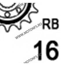 JT - Pinion (fata) JTF1902RB (garnitura cauciuc), 16 dinti - KTM 620EGSE/LSE 625SXC 640LC4 Rubber cushioned for damping noise...