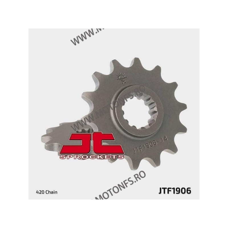 JT - Pinion (fata) JTF1906, 14 dinti - KTM SX65 2004- 105-254-14 / 726.15.55 JT Sprockets JT Sprockets Pinion 46,00 lei 46,00...