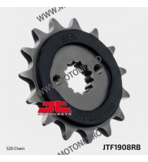 JT - Pinion (fata) JTF1908RB (garnitura cauciuc), 15 dinti - KTM Duke 390 2013- 105-431-15-2 / 726.1908-15RB JT Sprockets JT ...