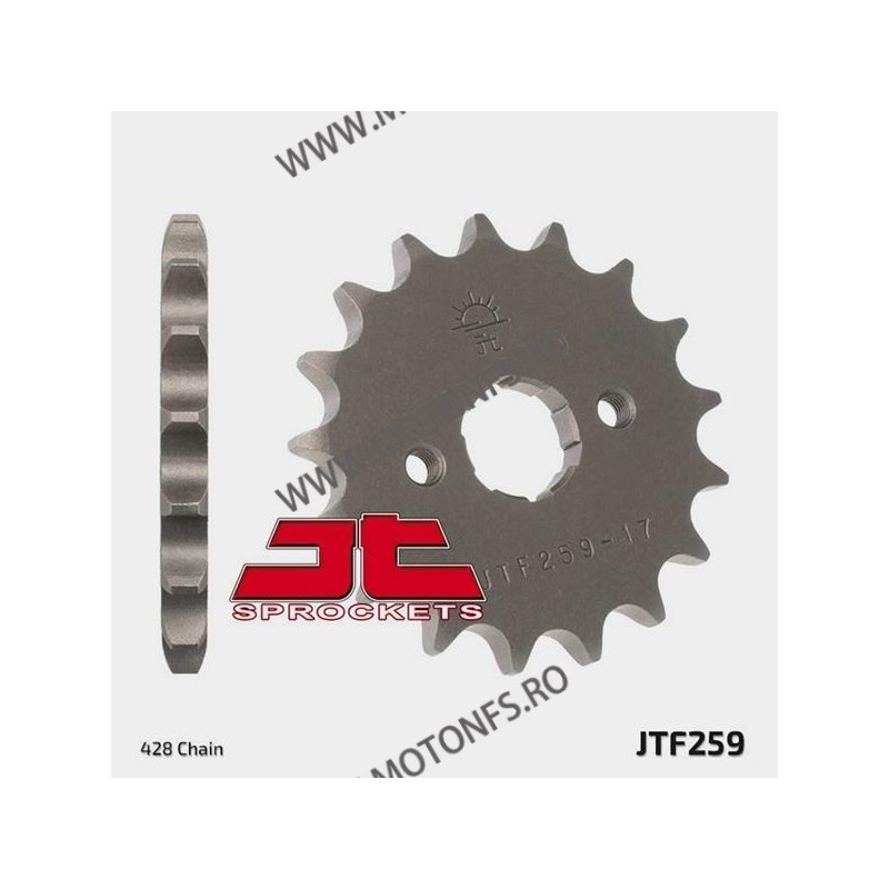 JT - Pinion (fata) JTF259, 14 dinti - Daelim VL125/VT125/VS125 105-322-14 / 726.20.25 JT Sprockets JT Sprockets Pinion 21,00 ...