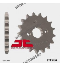 JT - Pinion (fata) JTF264, 14 dinti - Zing 125 / CBR125R Sonderzz. 105-323-14 / 726.31.55 JT Sprockets JT Sprockets Pinion 21...