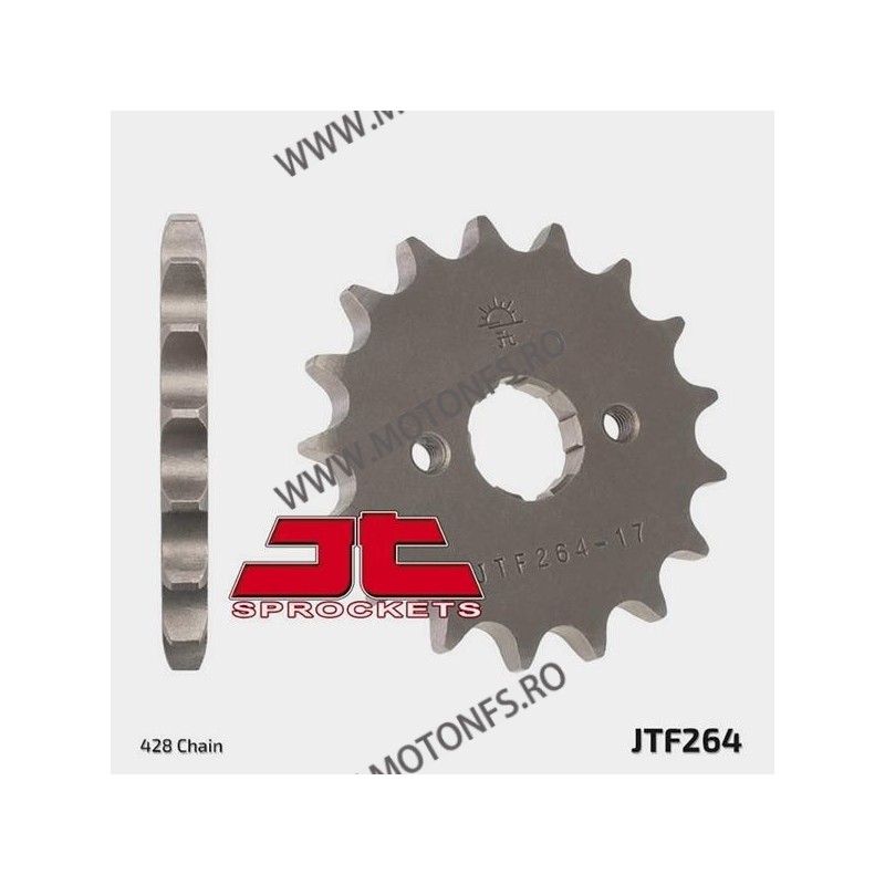 JT - Pinion (fata) JTF264, 14 dinti - Zing 125 / CBR125R Sonderzz. 105-323-14 / 726.31.55 JT Sprockets JT Sprockets Pinion 21...