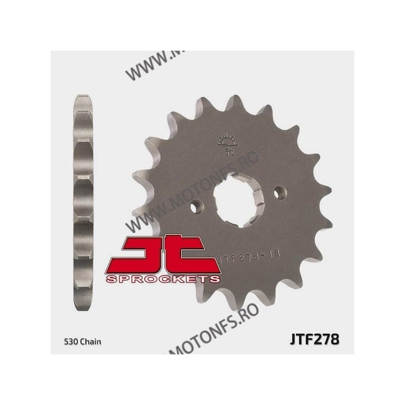 JT - Pinion (fata) JTF278, 16 dinti - CB400NA/T/F 1976 CB350/360 101-629-16 / 726.21.16 JT Sprockets JT Sprockets Pinion 56,0...