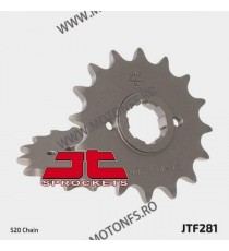 JT - Pinion (fata) JTF281, 14 dinti - XL500S/XR600R -1990 101-431-14 / 726.21.40 JT Sprockets JT Sprockets Pinion 54,00 lei 5...