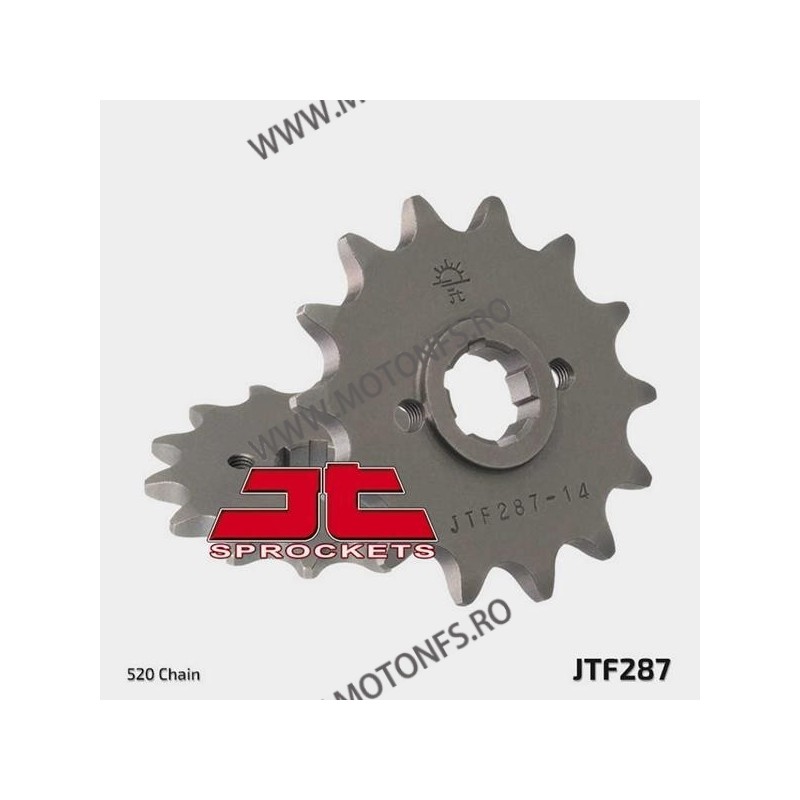 JT - Pinion (fata) JTF287, 14 dinti - XL350R/CB250Nighthawk/Twofift 101-423-14 / 726.20.66 JT Sprockets JT Sprockets Pinion 5...