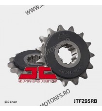 JT - Pinion (fata) JTF295RB (garnitura cauciuc), 15 dinti - CBR500 1987-/CBR600F 101-651-15-2 / 726.62.57 JT Sprockets JT Spr...