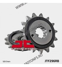 JT - Pinion (fata) JTF296RB (garnitura cauciuc), 16 dinti - XRV650/NT650/VT600C/NV400 101-563-16-2 / 726.46.33 JT Sprockets J...