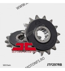 JT - Pinion (fata) JTF297RB (garnitura cauciuc), 15 dinti - VFR400R/CB500 1994-/CBF500 2004- 101-571-15-2 / 726.28.92 JT Spro...