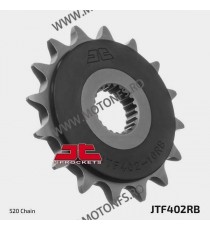 JT - Pinion (fata) JTF402RB (garnitura cauciuc), 16 dinti - BMW F650/ST ApriliaPegaso 1997- 105-484-16-2 / 726.30.23 JT Sproc...